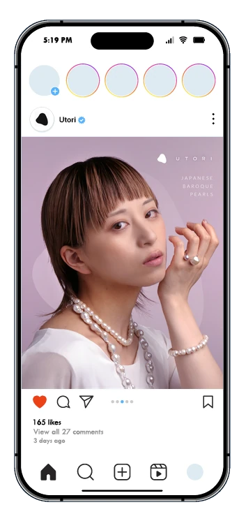 Instagram広告 英語 モックアップ